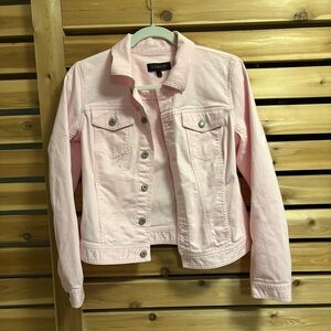 Talbots Light Pink Denim Jacket